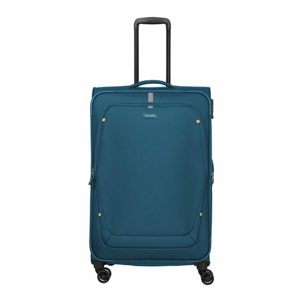 Travelite - Travelite Umbria Petrol 4 Doppelrollen Trolley L 77 cm petrol von Travelite