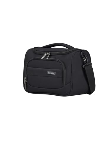 travelite Handgepäck Kulturtasche Weichschale, Serie CHIOS, Beautycase mit Organizer -und Aufsteckfunktion, 33 cm, 12 Liter von Travelite