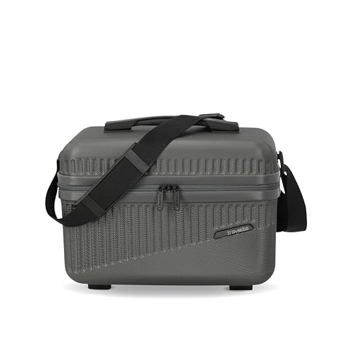 travelite Beautycase Hartschale Handgepäck, Bali, Kosmetikkoffer mit Organizer -und Aufsteckfunktion, 36 cm, 17 Liter von Travelite
