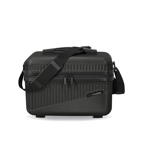 travelite Beautycase Hartschale Handgepäck, Bali, Kosmetikkoffer mit Organizer -und Aufsteckfunktion, 36 cm, 17 Liter von Travelite