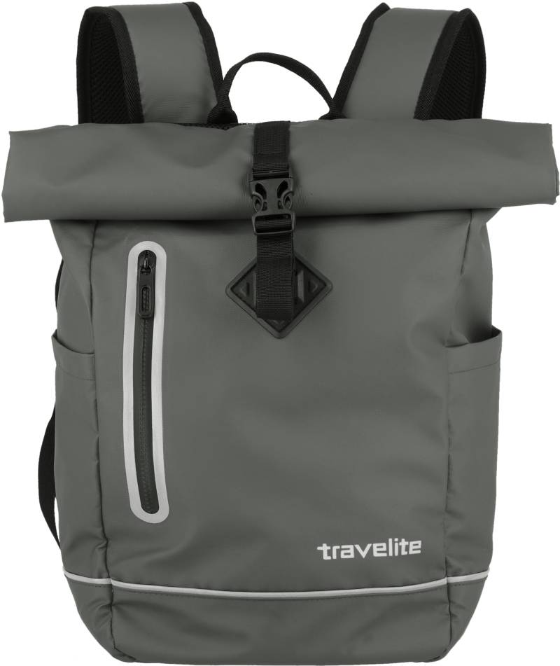 travelite Freizeitrucksack "BASICS Roll-Up Rucksack Plane" Wanderrucksack Reiserucksack Streetpack Arbeitsrucksack von Travelite