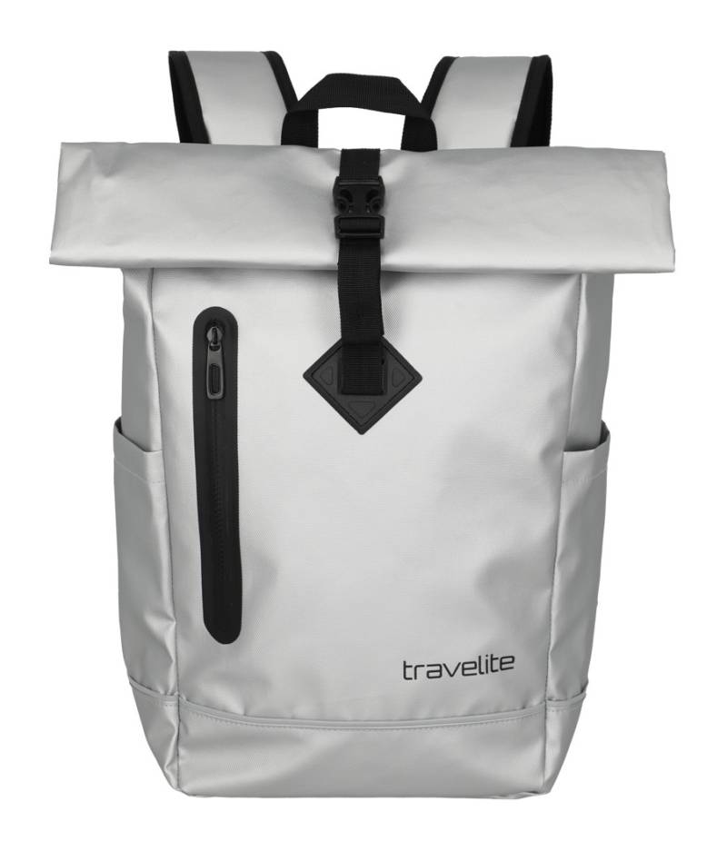 travelite Freizeitrucksack "BASICS Roll-Up Rucksack Plane" Wanderrucksack Reiserucksack Streetpack Arbeitsrucksack von Travelite