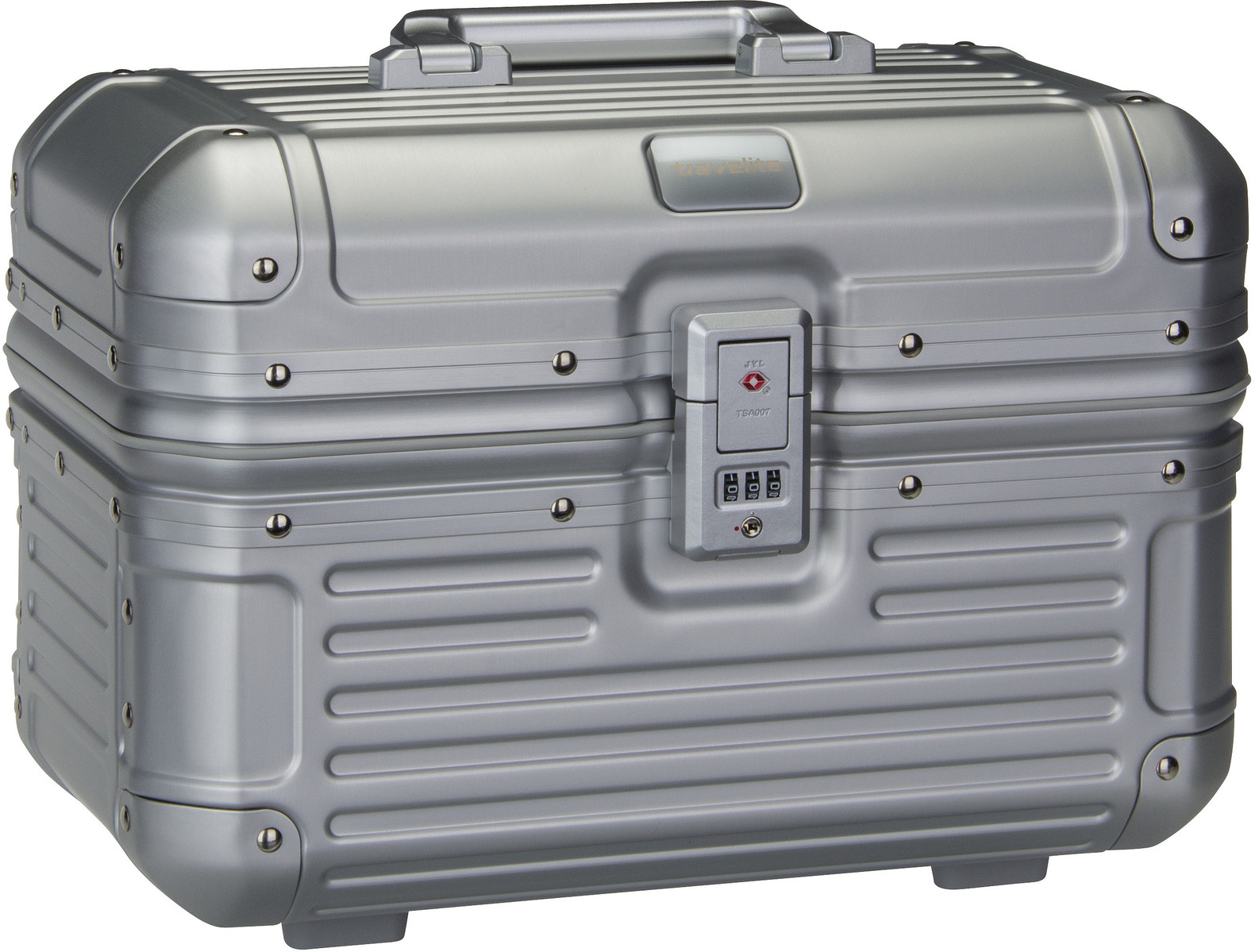 travelite Next Beautycase  in Silber (19 Liter), Kulturbeutel von Travelite