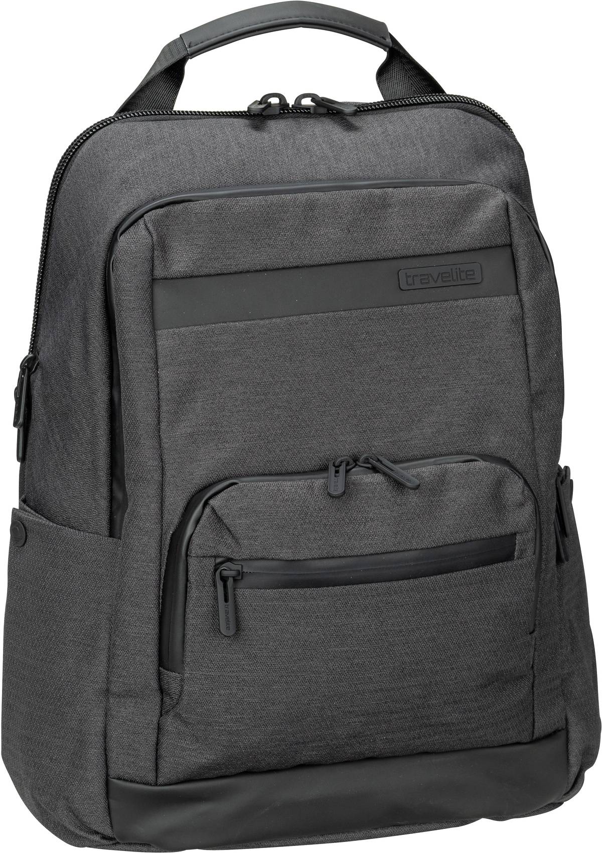 travelite Meet Business Backpack exp  in Grau (17 Liter), Laptoprucksack von Travelite