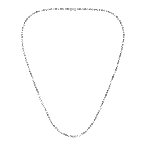 Traveller Collier - Herren/Damen - Edelstahl - Made in Germany - Silberfarben - Kugelkette - 50cm x 2,5mm - 187106 von Traveller