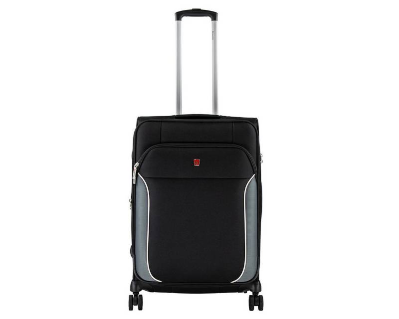 Traveller Koffer PROnature Weichgepäck Trolley 4-Rad Stoff Koffer M 65cm 3,1kg erw. von Traveller