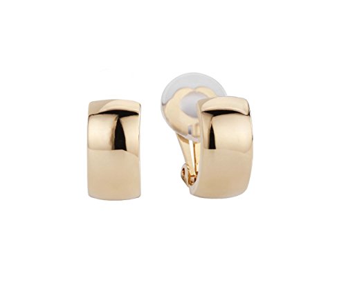 Traveller Ohrclip - Damen - 22kt vergoldet - Halbcreole - Goldfarben - 16 x 8 mm - 138020 von Traveller