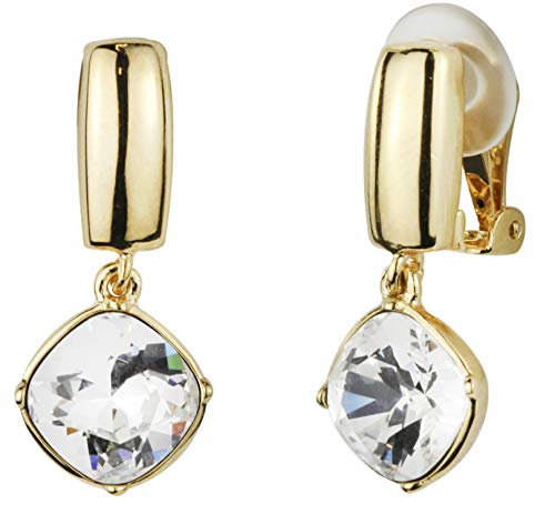 Traveller Ohrclip - Damen - Hängend - 22kt vergoldet - Crystal - 157449 von Traveller