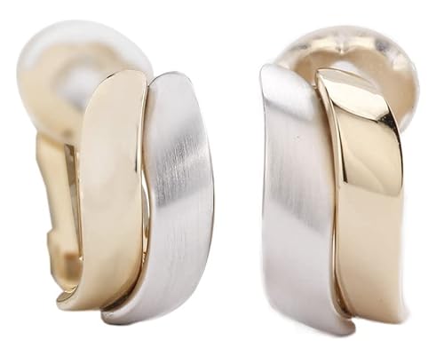 Traveller - Ohrclip - Damen - matt/glänzend - bicolor - 155102 von Traveller