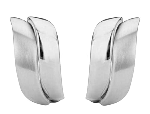 Traveller Ohrclip - Damen - matt/glänzend - platiniert - 155101 von Traveller