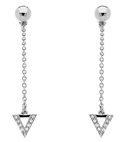 Traveller Ohrclip - Hängend - Kristall - Platiniert - 157465 von Traveller