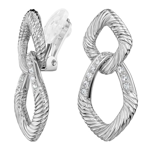 Traveller Ohrclip - Hängend - Kristalle - platinert - 157641 von Traveller