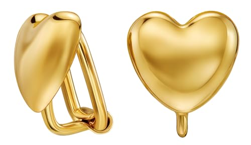 Traveller Ohrclip - Herz - 22kt Vergoldet - 157794 von Traveller