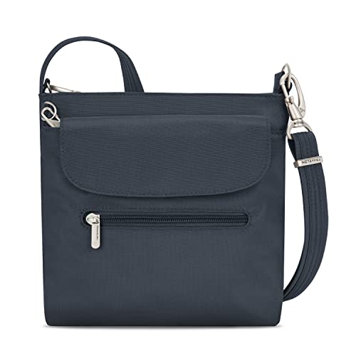 Travelon Anti-Diebstahl Classic Mini Umhängetasche, Midnight, 8.5 x 8.5 x 2, Klassische Mini-Schultertasche mit Diebstahlschutz Travelon Anti-Diebstahl Classic Mini Umhängetasche, Midnight, 8.5 x 8.5 x 2, Klassische Mini-Schultertasche mit Diebstahlschutz von Travelon
