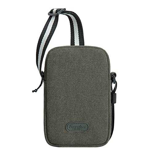 Travelon Coastal RFID-blockierende Mini-Umhängetasche, Auster, Einheitsgröße, Coastal RFID-blockierende Mini-Umhängetasche von Travelon