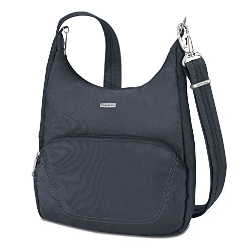 Travelon Diebstahlschutz, Klassisches Essential Umhängetasche, Midnight (Blau) - 42457 360 von Travelon