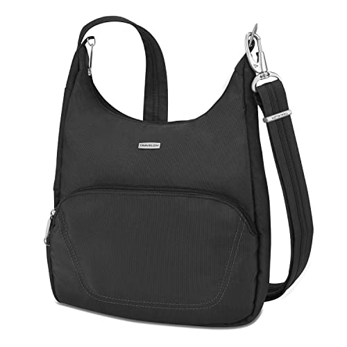 Travelon Diebstahlschutz, Klassisches Essential Umhängetasche, schwarz (Schwarz) - 42457 500 von Travelon