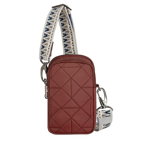 Travelon Uni Diebstahlsichere Boho 2 Fächern Umhängetasche, Paprika von Travelon