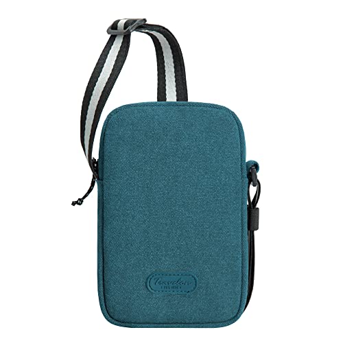 Travelon Unisex-Erwachsene Coastal RFID-blockierende Mini Umhängetasche, Lagune von Travelon