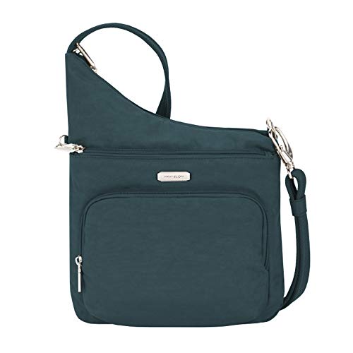Travelon Unisex Essentials Crossbody, pfau, Einheitsgröße, Umhängetasche von Travelon