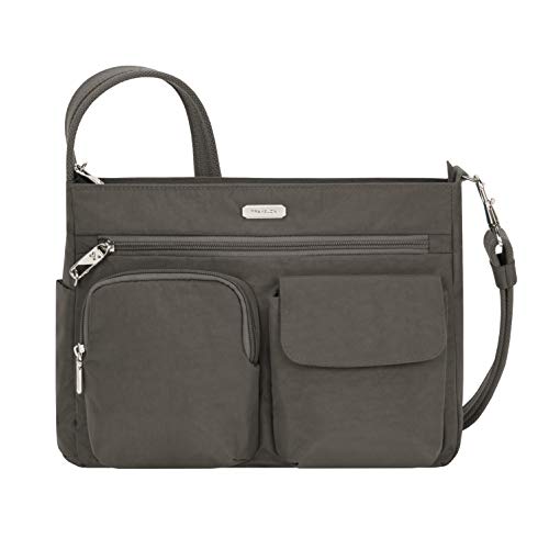 Travelon: Essentials Collection Diebstahlschutzbeutel, smoke, Einheitsgröße, Patch Crossbody von Travelon