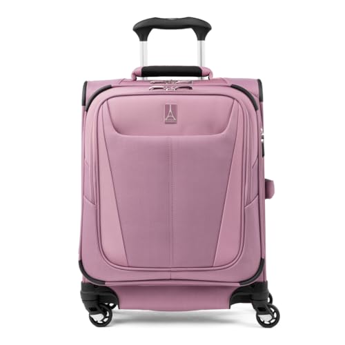 Travelpro Maxlite 5 Softside erweiterbares Handgepäck mit 4 Spinnerrädern, Leichter Koffer, Herren und Damen, International, Orchideenrosa Lila, Handgepäck 49 cm von Travelpro