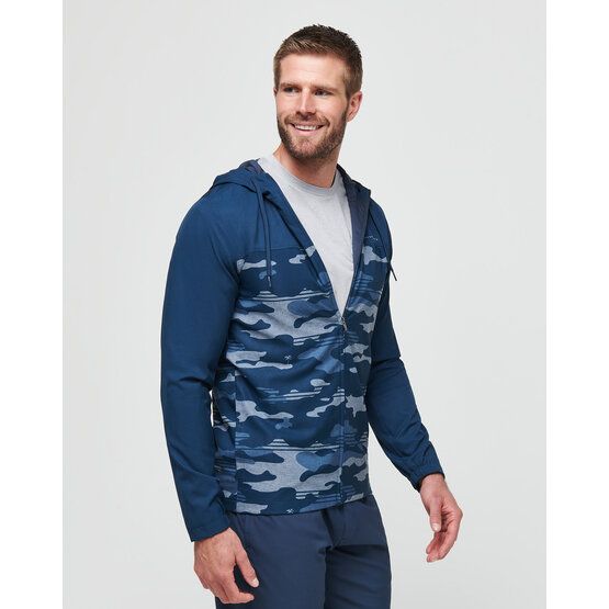 TravisMathew CAMO TECH HOODIE Stretch Jacke marine von TravisMathew