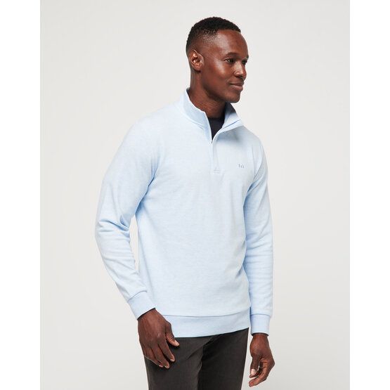 TravisMathew CLOUD QUARTER ZIP 2. Sweatshirt hellblau von TravisMathew