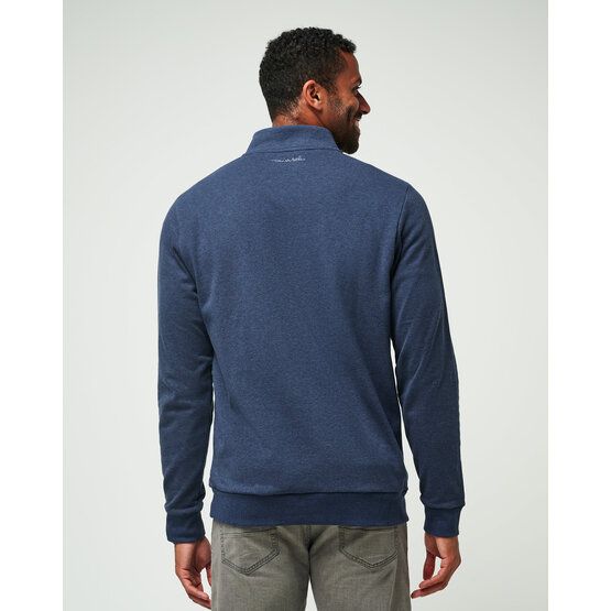 TravisMathew CLOUD QUARTER ZIP 2.0 Sweatshirt blau von TravisMathew