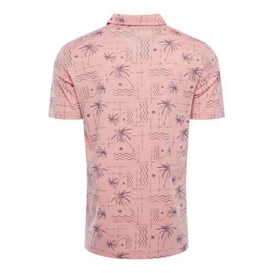 TravisMathew COCONUT PALM Halbarm Polo rosa von TravisMathew