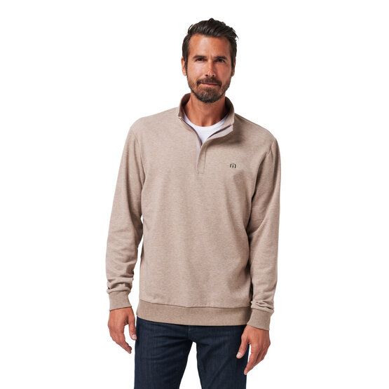 TravisMathew Cloud Quarter Zip 2.0 Sweatshirt beige von TravisMathew