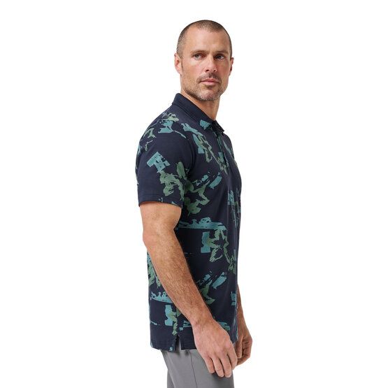 TravisMathew FAVORITE HELLO Halbarm Polo blau von TravisMathew