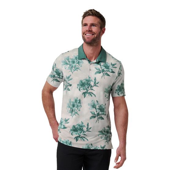 TravisMathew FEATHERWEIGHT Magnolia Halbarm Polo weiß von TravisMathew