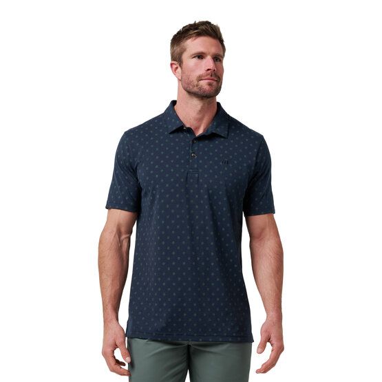TravisMathew LINE OF PLAY Halbarm Polo navy von TravisMathew