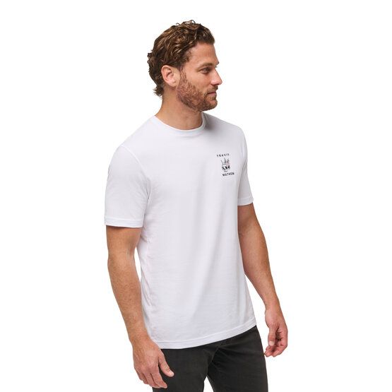 TravisMathew PINEAPPLE DRINKS Halbarm T-Shirt weiß von TravisMathew