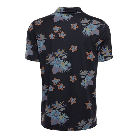 TravisMathew SECLUDED ISLAND Halbarm Polo schwarz von TravisMathew