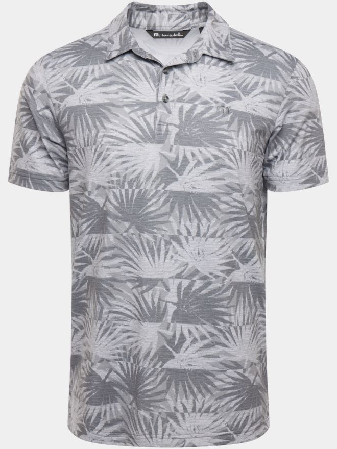 TravisMathew SIGN HERE Halbarm Polo hellgrau von TravisMathew