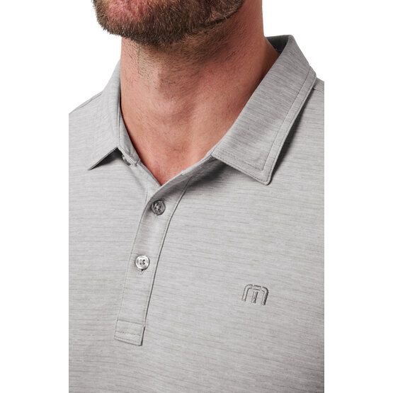TravisMathew THE HEATER Halbarm Polo grau von TravisMathew