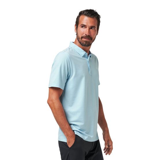 TravisMathew The Heater Halbarm Polo hellblau von TravisMathew