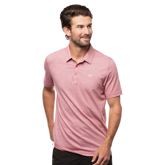 TravisMathew The Zinna Halbarm Polo rot von TravisMathew