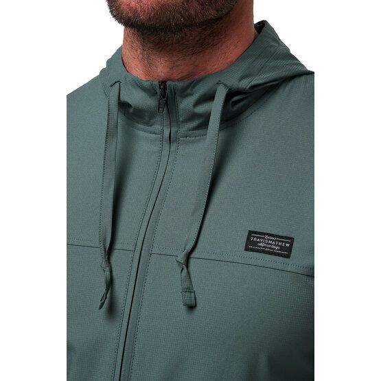 TravisMathew WANDERLUST HOODIE Stretch Jacke oliv von TravisMathew