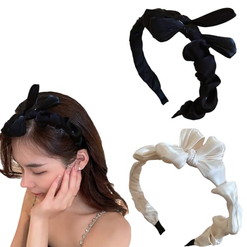 Mädchen-Haarbänder mit Schleifen, Festival-Haarbänder, Schleife, Stirnbänder für Frauen, Schleife, Haarreifen für Damen und Mädchen, Zubehör 3915 Mädchen-Haarbänder mit Schleifen, Festival-Haarbänder, Schleife, Stirnbänder für Frauen, Schleife, Haarreifen für Damen und Mädchen, Zubehör 3915 von Traziewell