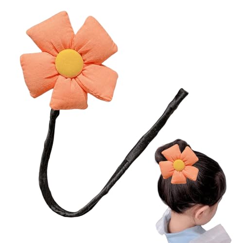 Traziewell Duttmacher Blumen Haar Dutt Maker Damen Donut Hair Bun Maker Haar Styling Werkzeug Haarknoten Former Set für Kinder Mädchen Frauen 0208 von Traziewell