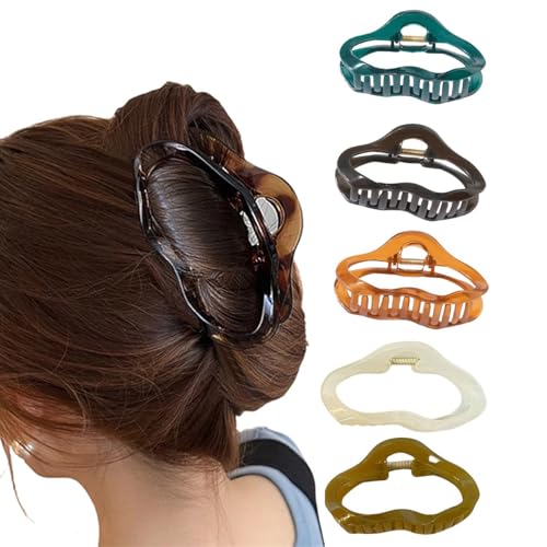 Traziewell Haarklammer Klein für Dünnes Haar Haarklammer Groß Haarspangen Damen Haarspange Dünnes Haar Rutschfestes Haarklammern Geeignet für Frauen Mädchen Hair Clip 1417 von Traziewell