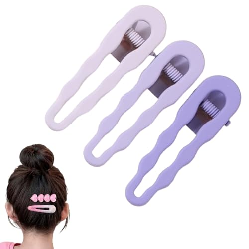 Haarklammer Entenschnabel Haarspange Dickes Haar Violett Haarklammern Damen Haarclips Rutschfeste Haarspangen für Frauen 1020 von Traziewell