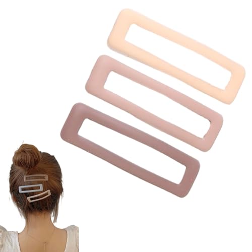 Haarspangen Mädchen Grip Snap Haarspange Metall Haargriffe Zubehör 3 Stück Haarklammer für Frauen 1006 von Traziewell
