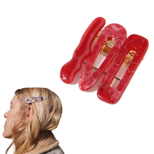 Traziewell Haarspangen Damen Entenschnabel Klein Haarclips Geometrische Haarspangen Haarschmuck für Mädchen Haarklammern Damen für Feines und Mitteldickes Haar 1620 von Traziewell