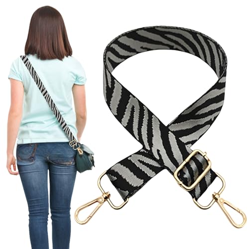 Verstellbarer Schultergurt Taschengurt Breit 3.8CM, Taschengurte zum Wechseln Mehrfarbiger Breiter Taschengurt Schulterriemen für Damen und Herren DIY Zubehör für Tasche 1020 von Traziewell