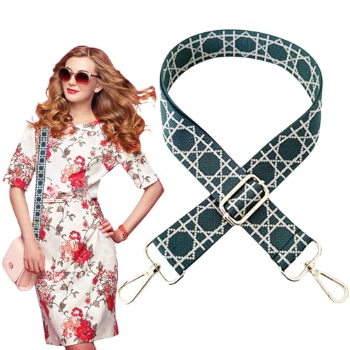 Traziewell Verstellbarer Schultergurt Taschengurt Breit Schulterriemen Umhängegurt Herren Taschenriemen Damen Zubehör Tragegurt Längenverstellbarer 80-130cm für Schultertasche und Handtaschen - 1007 von Traziewell