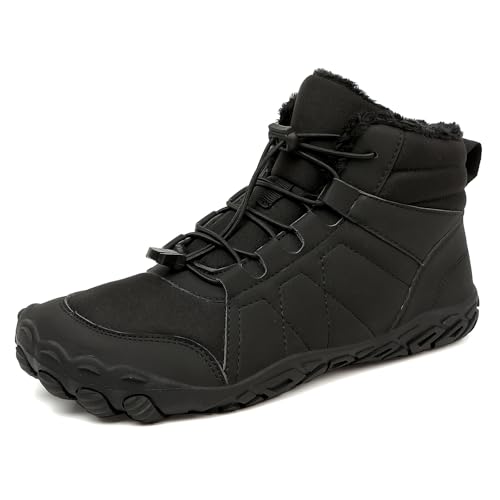 Trcloltc Damen Schneestiefel Winterschuhe Herren GefüTtert Barfuss Trekking Schneeschuhe Wasserdicht Wanderschuhe Outdoor von Trcloltc